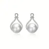 Moda Transfronteriza Pendientes de Boda de Gota de Agua Pendientes de Perla Juego de Collar Joyería de Novia Juego de Joyería de Novia Fabricante