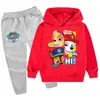 100Cm-160Cm Ropa Infantil Mediana y Grande Traje Infantil Sudadera con Capucha Sudadera + Pantalones Pb607
