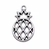 28x17mm 2.3g Plata Antigua Comercio Exterior Accesorios DIY Venta Caliente Transfronteriza Colgante con Borde de Piña