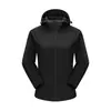 Chaqueta softshell a prueba de viento, mismo estilo que la chaqueta a prueba de viento, nueva chaqueta deportiva casual corta con capucha a prueba de viento e impermeable Otoño/Invierno