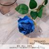 Simulação de cabeça única de pêssego rosa única peônia rosa flor de seda artificial rosa europeia decoração de casamento adereços