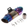 Directo de fábrica aplicable motocicleta GPR150 Huanglong 300 Ninja 400 race 600 modificado SC tubo de escape frito para calle