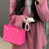 Bolsa de Playa Portátil de Eva para Mujer con Agujeros DIY 2026 Nuevo Producto Hot Item de Comercio Electrónico Transfronterizo Almacenamiento Impermeable Gran Capacidad