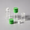 Frascos com tubo dispensador de pó de água controlada de grau médico 2/3/5/6/7/8/10/15/20ml com tampas de rasgar