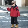 Abrigo para Niños Estilo Otoño Invierno Chaqueta con Capucha 3 en 1 Infantil Nuevo Estilo 2026 Ropa Superior Gruesa Acolchada para Bebé Niño