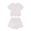 2026 Novo Estilo Pijama Confortável, Suave e Fofo para Meninas, Conjunto de Pijama Duas Peças Fresco e Macio para Meninas, Tendência