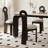 Silla Clave Antigua Media Silla de Comedor de Respaldo Alto para Casa de Diseño, Estancia en Casa, Silla de Lujo Ligero, Silla Retro Francesa para Restaurante, Silla de Madera Maciza