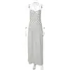 2026 Verano Amazon Nueva Moda Femenina Sexy Cuello Halter Lunares Retro Plisado Elegante Vestido de Lunares Venta al por Mayor