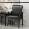 Cadeira com encosto em madeira maciça, poltrona, cadeira para mesa de computador, poltrona individual para casa, confortável para longos períodos sentado, cadeira de mahjong para idosos