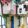 Folhas, galhos, videiras, flores artificiais, trepadeiras, canos, pilares, plantas trepadeiras, plantas verdes, plantas de parede, cobrindo imperfeições, decorações