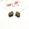 Suministro Directo de Aliexpress Resina Palma Fondo Plano Mineral de Superficie Cristal Racimo Pulsera Aretes Accesorios de Joyería DIY Colgante