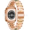 Adecuado para Apple Watch Applewatch11-1Se Serie Completa Correa de Reloj de Resina Ligera de Lujo Metálica de Tres Piezas en Stock