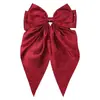 Horquilla de Moda Transfronteriza Punto Diamante Lazo Pelo Celebridad de Internet Retro Color Sólido Coreano Ins Todo Fósforo Pin de Pato Cinta G001