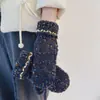 Manoplas de Hilo de Colores Todo Incluido para Mujer con Pulgar para Pantalla Táctil Cuello Colgante Ciclismo al Aire Libre Guantes Cálidos Nuevo Producto de Invierno