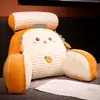 Wg6Q Almofada de Cabeceira de Látex Bolsa Macia Travesseiro Grande Almofada de Sofá Costas Cama Mulher Grávida Tatami Janela de Canto