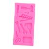 Ferramentas de hardware martelo chave de boca molde de silicone bolo flip açúcar molde de decoração de chocolate molde de cozimento DIY