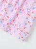 26 Vestido de Encaje sin Mangas Estilo Princesa Floral de Moda Europea y Americana para Niñas Vestido Infantil Transfronterizo de Verano