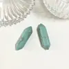 8X31mm Atacado de Fabricante Pedra Ágata Ametista Olho de Tigre Coluna Hexagonal Duplo-Apontada Pedra Solta Acessórios para Colar DIY