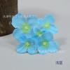 Cabeza de hortensia de simulación flor de hortensia de 5 puntas flor de hortensia rosa flor de pared flor para zapato flor para sombrero cabeza de flor diy venta al por mayor