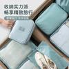 Nuevo Juego de Siete Bolsas de Almacenamiento de Ropa, Bolsa de Almacenamiento de Viaje Multiusos, Moderno Simple Tela Oxford Viaje Gran Capacidad