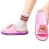 Pantuflas Infantiles de Dos Tonos de Moda para Verano, Pantuflas de Baño Antideslizantes de Suela Suave con Dibujos Animados para Niños y Niñas, Sandalias para Niños Pequeños y Grandes al por Mayor