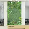 Pared Vegetal Simulada, Pared de Plantas Verdes, Accesorios de Decoración de Fondo de Césped para Exteriores y Interiores