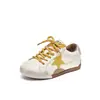 Koji Retro Vintage Sapatos Infantis Estrela Estilo Primavera e Outono Tênis Infantis Sapatos Sujos para Meninas Sola Macia Sapatos Brancos para Meninos