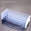 Rack de plástico de três camadas destacável para tubos de ensaio multiuso para tubos de centrífuga rack para amostras de sangue 13mm 16 18MM 50 furos