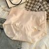 Macaron respirável para meninas cueca confortável sem costura de algodão de cintura média cuecas femininas respirável amigo da pele antibacteriano levantamento de quadril