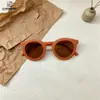 Protección Solar Versátil para Viajes Protección UV Gafas de Sol para Niños Estilo Coreano Retro Marco Ovalado Gafas para Bebés Gafas