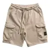 Marca Jovem Tendência Shorts de Trabalho Masculino 2026 Verão Novo Estilo Bolso Grande Casual Solto Comprimento Médio Shorts