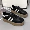 Zapatillas de Entrenamiento Retro Alemanas para Mujer Nueva Colección Primavera y Otoño 2026 Zapatos Blancos de Suela Gruesa Zapatillas Versátiles para Estudiantes Zapatos Deportivos Casuales para Mujer