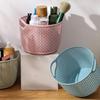 Cesta de armazenamento de cozinha Caixa de armazenamento de plástico doméstico Cesta de armazenamento Lanches de mesa Cesta de armazenamento de frutas Estrutura de armazenamento portátil
