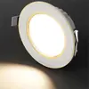 Luminária de embutir 7,5cm de furo ultrafina ultrabrilhante três cores dimerizável luminária de furo luminária spot de furo luminária embutida olho de boi luminária simples