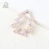 Gota de Aceite Luminosa Agujero para Colgar Árbol de Navidad Hebilla de Resorte Forma Especial Accesorios para Joyería DIY Hebilla para Colgar Llavero Cadena para Teléfono Móvil Colgante para Bolsa