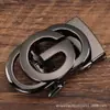 Atacado de fabricantes masculino couro cabeça liga automática fivela cinto fivela calças fivela acessórios 3,5cm clipe