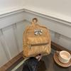 Mochila con lazo para mujer, estilo nicho, informal, de moda, estilo coreano, para niña, mochila escolar ligera y pequeña para viaje.