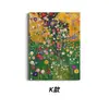 Suministro Exclusivo Transfronterizo de Núcleo de Pintura al Óleo Floral Abstracta Estilo Klimt, Arte de Pared Americano Pastoral sin Marco para Sala de Estar, Casa de Huéspedes y Entrada