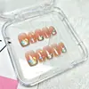 Uñas Cortas Portátiles con Forma de Escalera Ojo de Gato con Estrellas 10 Piezas de Parches de Uñas Hechos a Mano Codificados Parches de Uñas con Relieve Estéreo
