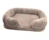 Recomendación transfronteriza sofá cama de peluche para perro cuadrado perrera cama para mascotas alfombrilla para gato nido de gato cálido de invierno