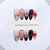 Daiyueda Unhas Vestíveis Puras Feitas à Mão Nova Coleção Outono e Inverno B382 Patch de Manicure Olho de Gato Elegante Esculpido Pintado à Mão Puro