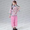 Día del Niño Ropa de Recolección de Té de Niña de Pueblo Ropa Yangge Danza de Mujer Hermana Agricultora Aqing Floral Actuación