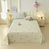 Juego de tres piezas de sábana de algodón grueso de grado A para maternidad e infantil, funda de edredón de algodón puro, funda de almohada, tapete refrescante de algodón y lino al por mayor