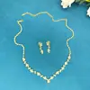 Conjunto de Joias para Noiva, Modelo de Nicho de Luxo Acessível, Festa Anual, Casamento, Jantar, Vestido de Noiva, Acessórios, Colar, Brincos