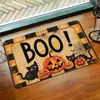 Envío Transfronterizo de Alfombras de Halloween, Felpudos Resistentes a la Suciedad y al Desgaste para el Hogar, Felpudos para Puertas, Decoraciones de Halloween
