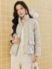 Chaqueta de plumas acolchada estilo calabaza con cuello alto de plumón de pato blanco al 90% para mujer, estilo corto, nueva y ligera de moda Invierno 2026, Pinghu
