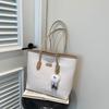 Bolsa de Mão para o Trabalho 2024 Outono Novo Estilo Bolsa de Ombro Ins Bolsa de Braço Embossada Fashionable Bolsa Tote Estilo Coreano