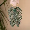 Pendientes de Borlas con Cuentas de Flores Coloridas Estilo Vacaciones de Verano, Dulce Estilo Bosque Nuevo Modelo 2026, Pendientes de Personalidad Frescos y Únicos