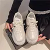 Zapatillas de Nicho Versátiles con Suela Gruesa y Acabado de Alta Gama, Zapatos Blancos para Mujer, Nuevos Zapatos Deportivos Casuales de Primavera 2026 Más Vendidos