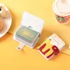 [m Ji Maimai] Cartera para Tarjetas Ma Men Estuche para Tarjetas Bolsa de Almacenamiento con Múltiples Ranuras para Tarjetas Bancarias, Identificación de Estudiante y Portatarjetas de Identificación para Hombres y Mujeres